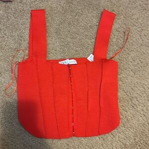 Red Corset top